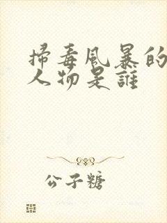 扫毒风暴的原型人物是谁