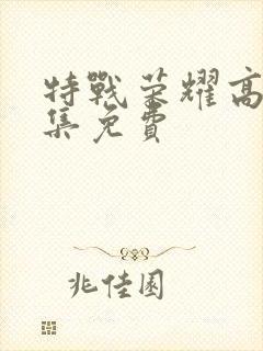 特战荣耀高清全集免费