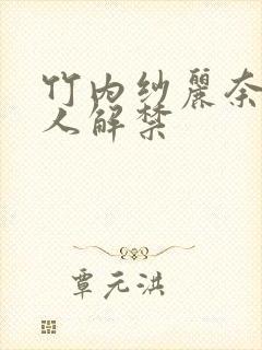 竹内纱丽奈之黑人解禁