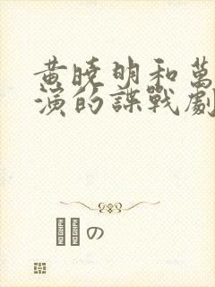 黄晓明和万茜主演的谍战剧