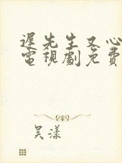 迟先生又心动了电视剧免费观看高清