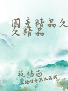 国产精品久久久久精品