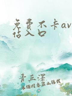 免费不卡av网站入口