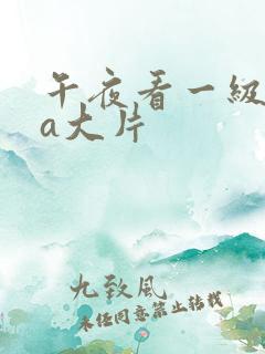 午夜看一级特黄a大片