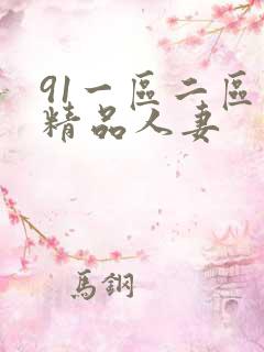 91一区二区三精品人妻