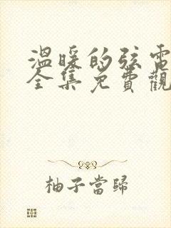 温暖的弦电视剧全集免费观看手机上看