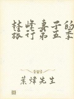 林峰妻子的浪漫旅行第五季