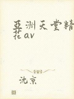 亚洲天堂精品探花av