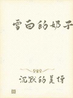 雪白的奶子好大