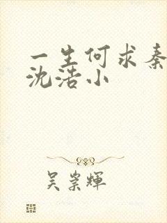 一生何求秦菲雪沈浩小