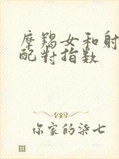 摩羯女和射手女配对指数