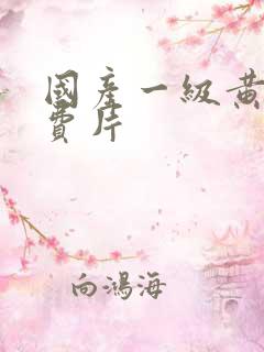 国产一级黄色免费片