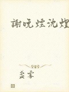 谢晚烟沈煜小说