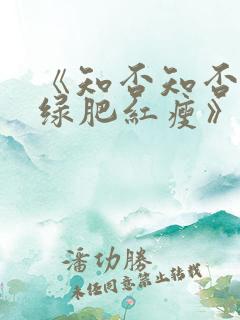 《知否知否应是绿肥红瘦》全集免费观看