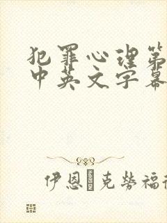 犯罪心理第十季中英文字幕