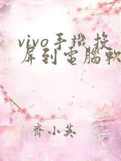 vivo手机投屏到电脑软件