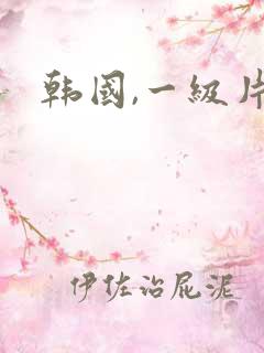 韩国,一级片