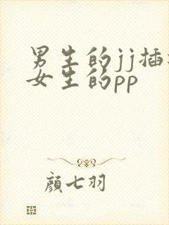 男生的jj插进女生的pp