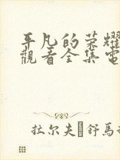 平凡的荣耀免费观看全集电视剧高清