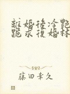 离婚后冷艳总裁跪求复婚林悦叶可卿免费阅读