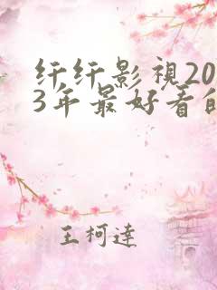 纤纤影视2023年最好看的电视剧