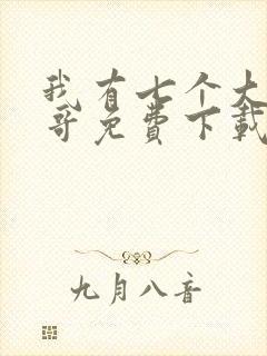 我有七个大佬哥哥免费下载