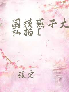 国模燕子大尺度私拍 [