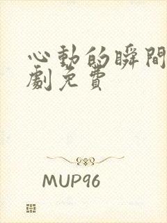 心动的瞬间电视剧免费