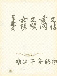 美女又黄又爽免费视频网站