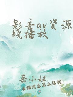影音av资源在线播放