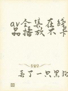 av全集在线精品播放不卡