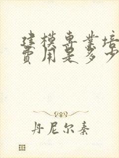 建模专业培训班费用是多少