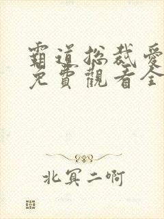 霸道总裁爱上我免费观看全集