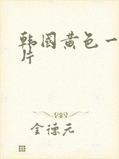 韩国黄色一级大片