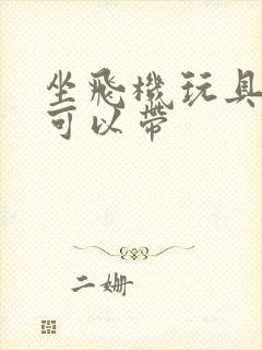 坐飞机玩具可不可以带