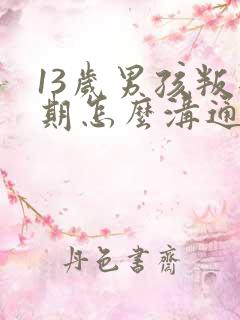 13岁男孩叛逆期怎么沟通