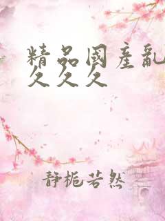 精品国产乱久久久久久