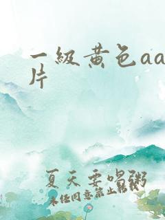一级黄色aaa片