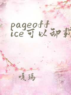 pageoffice可以卸载吗
