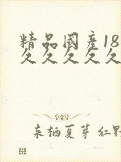 精品国产18久久久久久久