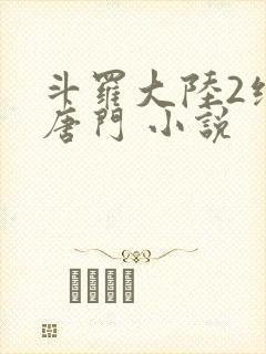 斗罗大陆2绝世唐门 小说