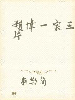 赵伟一家三口照片