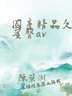 国产精品久久久蜜臀av