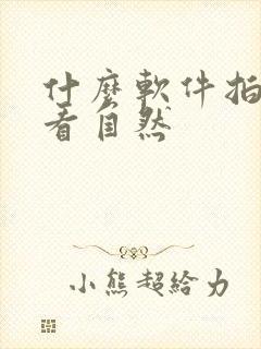 什么软件拍照好看自然