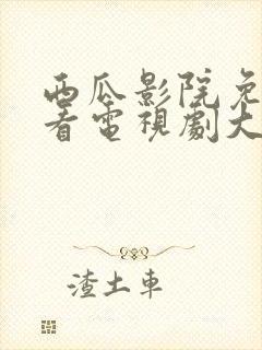 西瓜影院免费观看电视剧大全