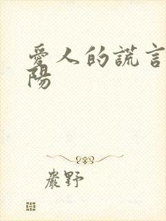 爱人的谎言程向阳