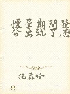 怀孕期间发现老公出轨了,想离婚要怎么做