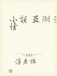 小说 亚洲 激情