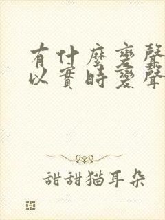 有什么变声器可以实时变声