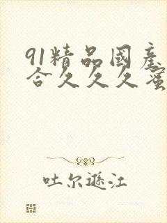 91精品国产综合久久久蜜臀九色